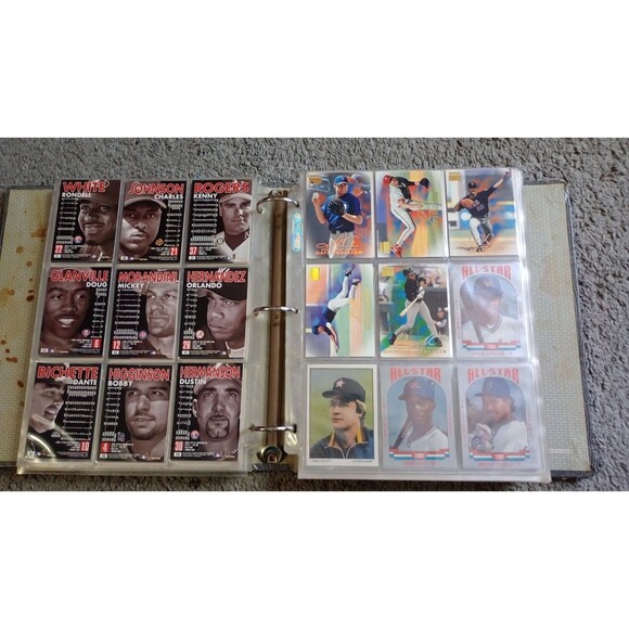 Collection Of Baseball Cards 65 Page Book Random Assortment - Picture 4 of 11